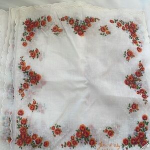 Vintage Jean d'orly Paris hankerchief